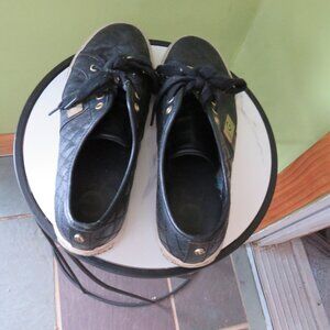 G by Guess Black Leather Sole Sneakers